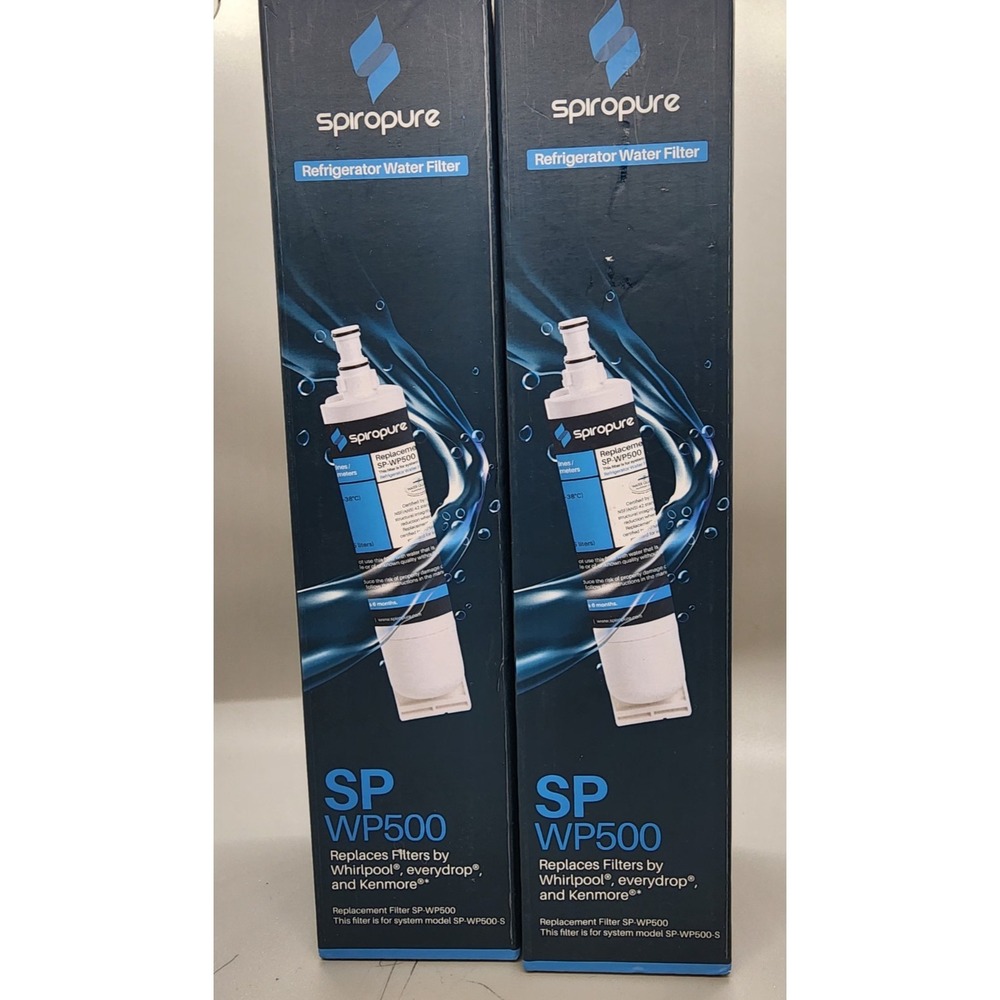 Spiropure SP-WP500 Refrigerator Water Filter Whirlpool Kenmore New‎ (2)